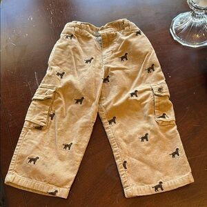 COPY - Kids Corduroy Cargo Pants - Brown